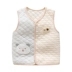 Mùa xuân và mùa thu nam giới và phụ nữ bé vest bé vest cotton trẻ em vest ấm vest vai màu cotton mùa xuân và mùa hè phần mỏng áo khoác trẻ em Áo ghi lê