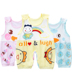 Mùa hè nữ bé Xiêm quần áo new baby robe không tay mở 0 cotton 6 phần mỏng 12 tháng nam mùa hè ăn mặc áo khoác dày cho bé mùa đông Áo liền quần