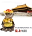 Pet quần áo mèo quần áo Tang phù hợp với hoàng đế hoàng đế Gege thẳng đứng biến đổi quần áo Teddy chó vui - Quần áo & phụ kiện thú cưng