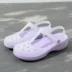 Màu trắng y tá lỗ giày nữ mùa hè dày đáy dép phụ nữ mang thai dép nữ chống trượt đi biển giày dép đi làm mềm bệnh viện nhóm mua dép hermes nữ chính hãng Sandal