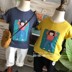 Sản phẩm trẻ em xanh | Trẻ em Hàn Quốc 18 mùa hè In ngắn tay học sinh làm bông căng Breathable T-Shirt Áo thun