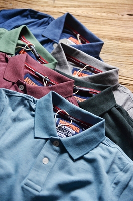 Rắn màu ngắn tay polo áo sơ mi nam Mỹ thường nền tảng ngọc trai lưới cotton mùa hè mỏng 26 áo phông có cổ Polo