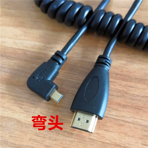 Sony sonyA7S2 A7M3 A7R3 для монитора Micro HDMI-HDMI пружинный выдвижной HD-кабель