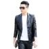 2018 mùa xuân và mùa thu da mới người đàn ông da của Slim Hàn Quốc phiên bản của đẹp trai phù hợp với da thanh niên phù hợp với áo khoác áo khoác thủy triều Quần áo lông thú