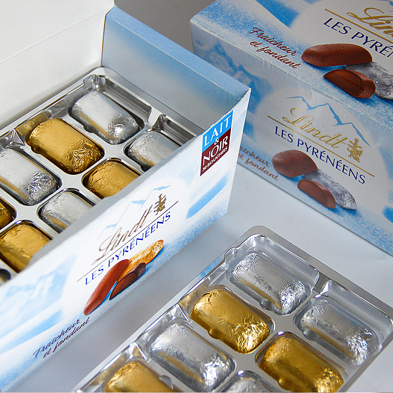 法国进口 Lindt 瑞士莲 LES PYRENEENS 冬季限定冰山雪融巧克力 24粒共175g 双重优惠折后￥80包邮 3款可选