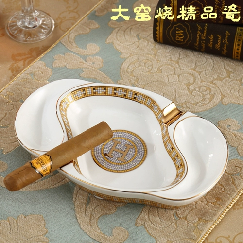 Роскошная модная керамическая пепельница для гостиной, декор, домашний декор