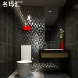 Металлическая современная черная мозаика из нержавеющей стали на стену