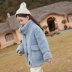 Áo khoác cashmere cho bé gái mùa thu đông 2019 mới cho trẻ em Hàn Quốc phần dài cộng với áo khoác nhung bé gái quần áo trẻ em nước ngoài - Áo khoác Áo khoác
