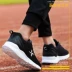 Mùa hè của nam giới lưới thoáng khí giày Hàn Quốc phiên bản của hoang dã thể thao giản dị giày giày đen thấp để giúp người đàn ông của giày chạy giày thủy triều giay the thao nam co thap Giày thấp