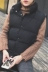 Áo vest cotton ấm áp cho nam vest vest mùa đông cộng với áo khoác nhung dày không tay nam phiên bản Hàn Quốc của xu hướng đẹp trai giản dị áo ghi lê nam Áo vest cotton