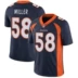 NFL bóng đá jersey Denver Broncos Broncos 58 MILLER thế hệ thứ hai huyền thoại thêu jersey