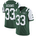 NFL Football Jersey New York Máy bay phản lực số 33 JETS ADAMS Thế hệ thứ hai huyền thoại thêu Jersey găng tay chơi bóng bầu dục bóng bầu dục