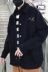 Nhật bản thanh niên thêu đơn giản denim lỏng áo khoác 2018 mùa xuân đàn ông mới của ve áo triều thương hiệu dụng cụ áo khoác Áo khoác