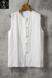 Phong cách trung quốc linen nam vest mùa hè phần mỏng không tay vest nam cotton lỏng lẻo và linen vest ổn định phong cách retro Áo vest cotton
