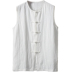 Phong cách trung quốc linen nam vest mùa hè phần mỏng không tay vest nam cotton lỏng lẻo và linen vest ổn định phong cách retro Áo vest cotton