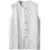 Phong cách trung quốc linen nam vest mùa hè phần mỏng không tay vest nam cotton lỏng lẻo và linen vest ổn định phong cách retro