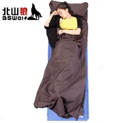 BSWolf Beishan Wolf Ngoài trời mùa xuân túi ngủ lót lót lót Ultralight xách tay lót Túi ngủ - Túi ngủ