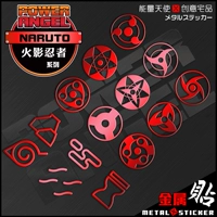 Naruto chắp vá kim loại viết mắt tròn phim hoạt hình dán nhỏ kính vạn hoa anime máy tính ngoại vi trò chơi dán giấy - Carton / Hoạt hình liên quan hình dán sticker dễ thương