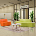 Alien Creative Personal Ba người Nghệ thuật Giải trí Sofa Bank Mall Mall Văn phòng Lễ tân Khu vực Nội thất cong - Nội thất khách sạn kệ tivi gỗ kiểu hiện đại Nội thất khách sạn