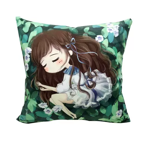 Время сечения подушка подушка подушка мультфильм девочка гостиная диван диван подушка обратно к снам