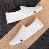 Белые тканевые универсальные кроссовки, в корейском стиле, подходит для подростков
