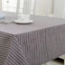 Không in kiểu Nhật sọc đơn giản cotton tốt và vải lanh đơn giản hiện đại vải vải bàn cà phê khăn trải bàn TV quầy vải Khăn trải bàn