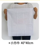Белый хлопковый носовой платок для школьников ручной работы, «сделай сам»