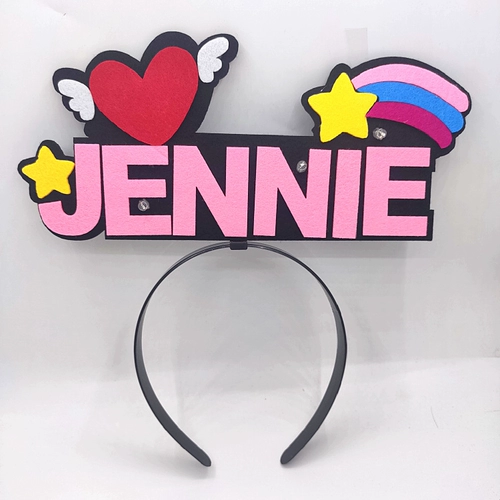 Blackpink светящиеся стрела руки Golden Zhixiu Lisa Park Caicai Jinzhini Card Card Flash Local Card