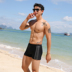 Quần short bơi nam quần bơi nhanh khô thoáng khí thể thao quần short bơi bốn cánh boxer nam bơi - Nam bơi đầm đồ bơi trẻ em nam Nam bơi đầm