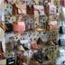 Cửa hàng quần áo tường sắt rèn treo giày kệ loại khung cửa hàng hành lý displays the Window tủ trưng bày sáng tạo tủ giày