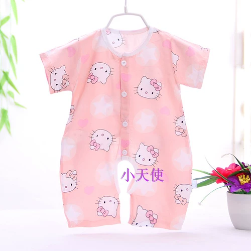 Детское женское боди подходит для мужчин и женщин, летняя тонкая пижама, короткий рукав