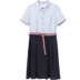 [Giá mới 149 nhân dân tệ] Shangdu Biala 2018 mùa hè mới phong cách sọc đầm ngắn tay Một chiếc váy áo từ Sản phẩm HOT