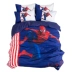 Phim hoạt hình Siêu nhân Người nhện Trẻ em Khăn trải giường 1,8m2 Đồng hồ Iron Man Phòng ngủ dành cho học sinh - Quilt Covers