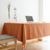 Bắc âu dày bông và vải lanh màu rắn khăn trải bàn bàn cà phê vải hình chữ nhật bảng vải đơn giản vải nhà khăn trải bàn nghệ thuật Khăn trải bàn