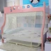 Giường con muỗi net tùy chỉnh bunk bunk bed tủ sách giường cao và thấp 1.2 m 1.5 m giường Velcro