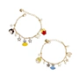 Nhà thỏ Nhật Bản Disney Snow White Cinderella Phim hoạt hình Cô gái dễ thương Pentagram Star Pearl Bracelet - Vòng đeo tay Clasp vòng tay đá thạch anh