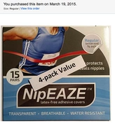 Chất lượng cao chính hãng American NipEaze không thấm nước và mồ hôi thoáng khí trong suốt chống thể thao