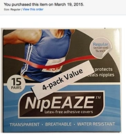 Chất lượng cao chính hãng American NipEaze không thấm nước và mồ hôi thoáng khí trong suốt chống thể thao miếng dán nhũ hoa silicon cao cấp