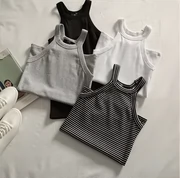 Phụ nữ mùa hè phiên bản Hàn Quốc của phần mỏng mới mặc vest thể thao treo cổ Slim đan sling áo sơ mi - Áo ba lỗ