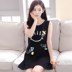 Đặc biệt cung cấp mùa hè thường vest nightdress cotton XL chất béo MM cotton lỏng vest lady dịch vụ nhà váy xuông Đêm đầm