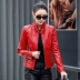 Áo khoác da nữ bằng da ngắn đoạn 2019 xuân mới phiên bản Hàn Quốc của áo khoác da xe máy giảm béo eo cao - Quần áo da áo khoác da bò Quần áo da