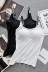 Màu đen chữ cơ sở dài băng lụa bọc ngực yếm với miếng đệm ngực chống ánh sáng dưới ống hàng đầu đồ lót nữ - Ống