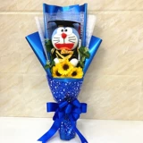 Мыло с экстрактом подсолнечника, подарочная коробка, кукла, букет