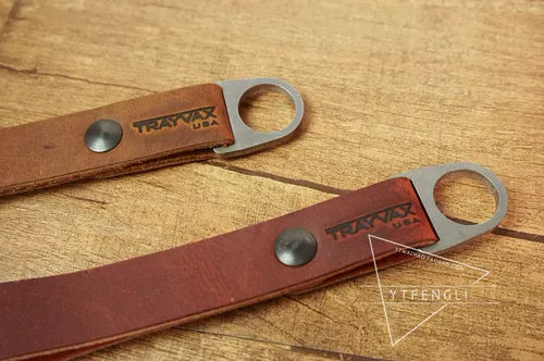 Брелок из нержавеющей стали, открывашка, ремень, США, из натуральной кожи