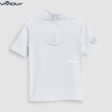 Белый детский солнцезащитный крем, летний купальник, пляжная одежда для защиты от солнца для мальчиков, футболка, (в наличии на складе), 3 мес., 3/5 лет