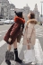 2018 chống mùa Hàn Quốc phiên bản mới của XL lớn cổ áo lông thú xuống áo khoác nữ phần dài trên đầu gối chất béo chị dày coat