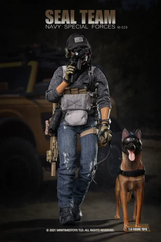 Du niang [Spot] Minitimes Toys M029 1/6 Генминарные печати с собакой K9