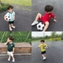 Trẻ em đội tuyển bóng đá thống nhất 2018 World Cup jersey đội tuyển quốc gia đồng phục bóng đá Argentina áo sơ mi Đức ngắn tay áo phù hợp với ao so sinh be trai