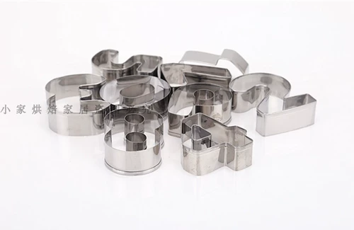 Цифровые буквы и цифры из нержавеющей стали, компактный фондан, форма, английские буквы