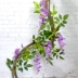 Mô phỏng dài 2 mét hoa wisteria chùm cây nho dây leo trang trí hoa đậu nho giả hoa dải trang trí đám cưới ống trang trí hoa - Hoa nhân tạo / Cây / Trái cây hoa tử đằng giả Hoa nhân tạo / Cây / Trái cây